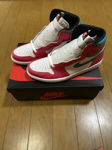 28.5cm NIKE AIR JORDAN 1 HIGH OG LIGHT FUSION RED カスタム