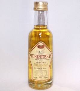 【全国送料無料】AUCHENTOSHAN 10years old LOWLAND Single Malt Scotch Whisky　40度　50ml【オーヘントッシャン 10年】