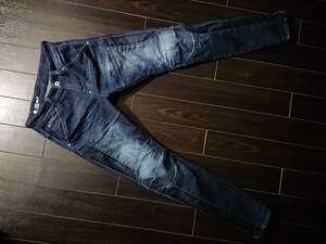 G-STAR RAW♪5620 3D ANKLE ZIP SKINNY♪ジースター♪立体裁断♪ストレッチ♪W27 L30♪D11667 8968 A028