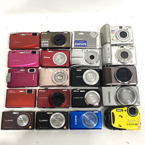 【R1546】デジタルカメラ デジカメ 大量 まとめ売り FUJIFILM SONY Nikon CASIO OLYMPUS PENTAX Canon LUMIX