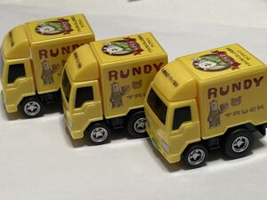 タカラトミー チョロQ RUNDY TRUCK トラック ランディートラック 札幌地区トラック協会 三台セット　ミニカー