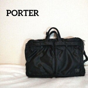 PORTER ポーター 2wayブリーフケース ビジネスバッグ リュックサック タンカー 吉田カバン ハンドバッグ ブラック 大容量