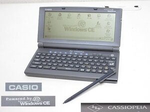 S3770S カシオ カシオペア CASIO CASSIOPEIA A-60 Windows CE モバイルPC 通電・起動・キータッチOK 現状品 タッチペン付き