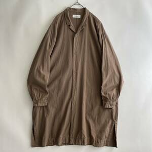 marka -SHIRT COAT- size/2 (te) 春夏 マーカ シャツ コート 長袖 スプリング オーバー コットン アウター ショップ アトリエ ワーク