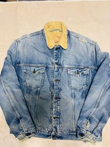 LEVI’S リーバイス デニムジャケット ボア シェルパトラッカージャケット サイズ　XL 中古品