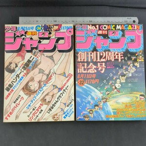 j64週刊少年ジャンプ 1980(昭和55年 32/34号 女キャラ水着表紙 鳥山明『Dr.スランプ』ゆでたまご『キン肉マン』車田正美『リングにかけろ』