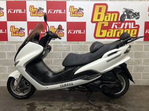 YAMAHA ヤマハ MAJESTY125 FI マジェスティ125FI LPRSE27108A 販売証明書有り 場内走行確認済 始動動画有 売り切り 未整備 現状車 バンガレ