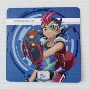 KAIBA CORPORATION × アトレ秋葉原 遊☆戯☆王 遊戯王 コースター 九十九遊馬 9×9cm YUMA TSUKUMO Yu-Gi-Oh Atre Akihabara coaster