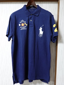 ●ポロ ラルフローレン POLO RALPH LAUREN 半袖ポロシャツ L ビッグポニー ビッグポロ ●1025●