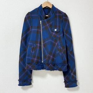 最初期 94AW UNDERCOVER エリオットタータンチェック ウール ライダース ジャケット Sサイズ アンダーカバー 90s VINTAGE archive 5010072