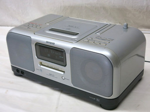 06K117 AIWA アイワ CD/MDプレーヤー [MR-X1] 通電・MD再生はOK CD× ジャンク扱い 部品取りなどに 売り切り