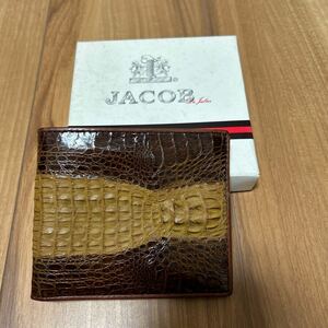 【L】JACOB財布 二つ折り財布 箱付き