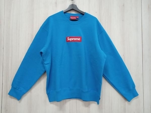 Supreme シュプリーム 22FW Box logo スウェット Lサイズ ブルー