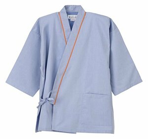 (ナガイレーベン) NAGAILEBEN 男女兼用 患者衣 じんべい型 上衣 白衣 SG-1441 LLサイズ ブルー