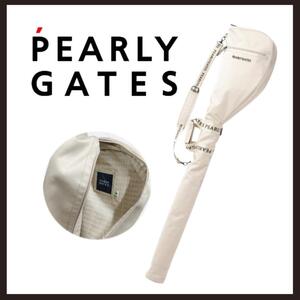 ○★新品 未使用 PEARLY GATES クラブケース クラブバッグ ベージュ（パーリーゲイツ）○●