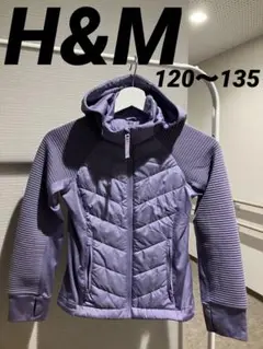 H&M テクニカルブルゾン　キッズ　120 130 135 パープル