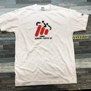 SUPER STAR MIZUNO ミズノ メンズ 青森‐東京’97 半袖Tシャツ L 白