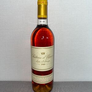 1円〜【未開栓/希少】 シャトー ディケム1989 ワイン 白 フランス Chateau d’yquem 750ml