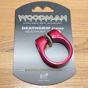 びっくり！WOODMAN Deathgrip ボルトロック♪レッド 径31.8㎜