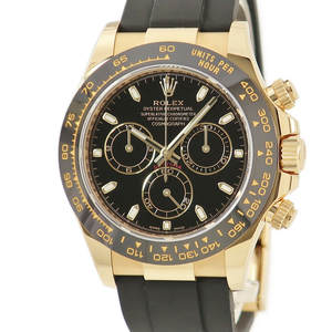 【3年保証】 ロレックス コスモグラフ デイトナ 116518LN ランダム番 K18YG無垢 黒 バー 自動巻き メンズ 腕時計