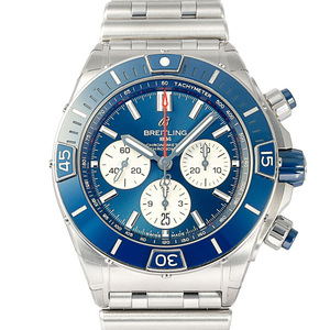 ブライトリング BREITLING クロノマット スーパー B01 44 AB0136161C1A1 ブルー/ホワイト文字盤 新品 腕時計 メンズ