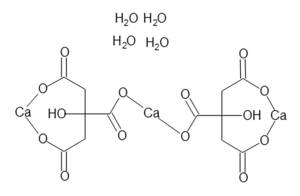 クエン酸カルシウム四水和物 99% 500g Ca3(C6H5O7)2・4H2O 有機化合物標本 試薬 試料