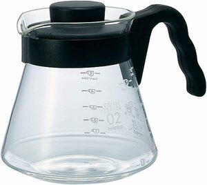 HARIO(ハリオ) V60 コーヒーサーバー 実用容量 700ml ブラック 日本製 VCS-02B