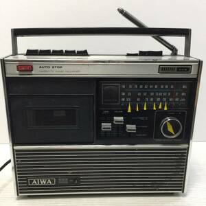 ○【通電・一部動作確認済】AIWA アイワ TPR-210 カセットラジオレコーダー オーディオ 家電製品 レトロコレクション 中古(NF241107)432-1