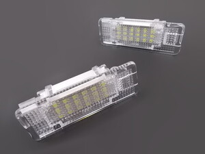 BMW 18連LED(SMD) カーテシランプ/フットランプ/ドアランプ/ライト 左右セット E39 E52 E53 X5 Z8 520i 525i 530i 3.0i等 63318363604 新品