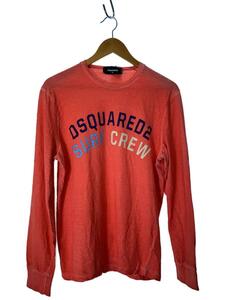 DSQUARED2◆長袖Tシャツ/M/コットン/RED