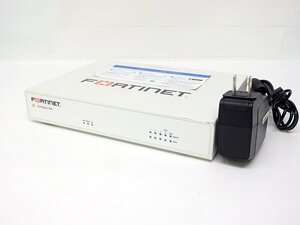 ＃ライセンス2026.03.18 Fortinet/フォーティネット Fortigate-40F FG-40F ファイアウォール ACアダプタ付属 初期化済み