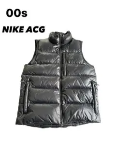 00s NIKE ACG ダウンベスト　黒　希少　S テック　シティ