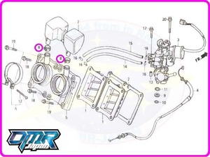 【新品】 クランプ (インテークチャンバー) NSR250R MC16 MC18 MC21 43514-445-771