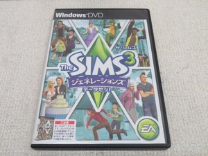 ★THE SIMS3 ジェネレーションズ データセット ゲームソフト Windows用 PC ザ・シムズ シリアルナンバーあり USED 10761⑤★！！