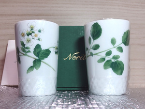 Noritake ノリタケ ペアグラス(セラミック・陶磁器) 更紗