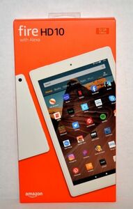 Amazon Fire HD 10 (9th Generation) 32GB, Wi-Fi, 10.1in - White with Special... 海外 即決