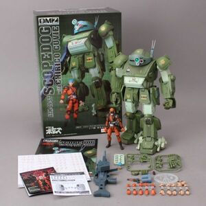 美品 ボトムズ ATM-09-ST 1/18 スコープドッグ with ミクロアクションシリーズ キリコ キュービィー DMZ-01 タカラ #80〇971/b.k