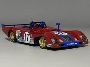 1/43 Ferrari 312PB-73 Scuderia Ferrari #17 24h Le Mans 1973 ◆ Tim Schenken / Carlos Reutemann ◆ フェラーリ - アシェット