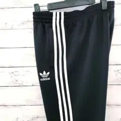 adidas アディダス XL トラックパンツ トレフォイル 黒