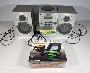 【中古品】【動作未確認】 生活家電おまとめセット【ype240368】b サンヨー コンポ 電話機 システムコンポ オーディオ機器 CD