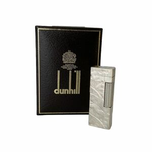 M-4207 ☆ 1円スタート ☆ dunhill ダンヒル ガスライター ライター シルバーカラー スイス製 喫煙具 喫煙グッズ 現状渡し ジャンク