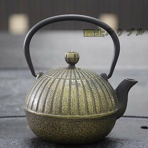 美品★ 鋳鉄製 急須入り 茶器 お湯を沸かしてお茶を沸かしてやかんを沸かす 500ML