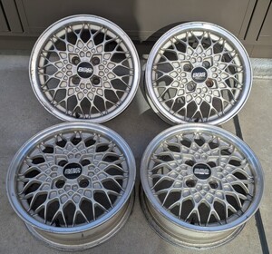 希少　当時物　 BBS 14×5.5J +40 PCD100 アルミホイール メッシュ 旧車　エブリィ　ラパン　エッセ　ワゴンR タント　アルト