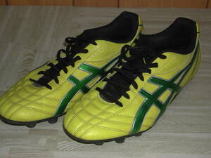 Asics アシックス ds light 27.5cm サッカースパイク　シューズ　ディーエスライト　TSI061 イエロー F870114 SJ