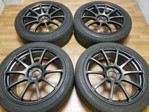 【希少】18インチ 8J +45 PCD100 ADVAN Racing RS ブレンボ レガシィ インプレッサ BRZ 86 プリウス ポロ GTI レクサス CT200h RZ TC GT RG