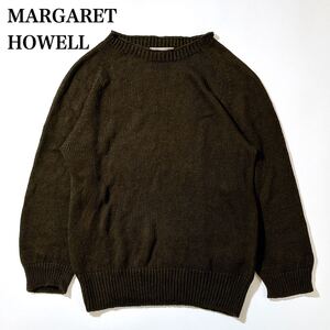 MARGARET HOWELL マーガレットハウエル リネンコットンニット Ⅱ M レディース C112405-49