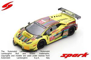 ■限定300pcs. スパークモデル 1/43 2016 ランボルギーニウラカン GT3 #69 スパ24h