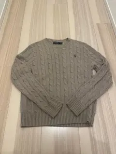 Ralph Lauren ニット　ベージュ　SP 美品