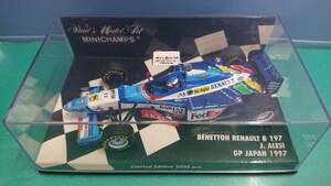 MINICHAMPS 1/43 ベネトン ルノー B197 ジャン・アレジ GP JAPAN 1997　ミニチャンプス