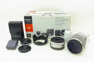 Q173-Y25C-140 SONY ソニー NEX-C3 / ダブルレンズキット 箱付き 現状品③